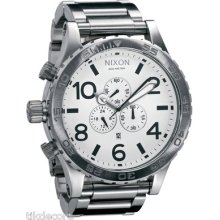 Nixon 51-30 Chrono Stainless-steel White A083-100 Watch A083100