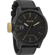 Nixon Chronicle Matte Black Ion-plated Mens Watch A1271041 ...