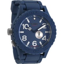 Nixon Men's Rubber 51-30 Navy Watch