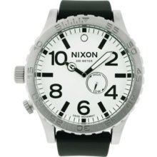 Nixon Men's Swiss Made Quartz Polyurethane Strap Watch