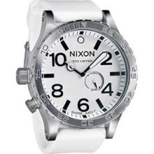 Nixon Men's White Dial White Band Watch A058 793