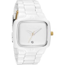 Nixon Player All White Mens Watch A1401035 ...