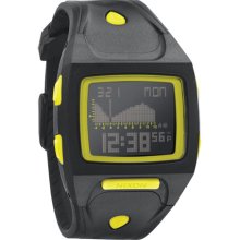 Nixon Small Lodown Tide Watch - All Black / Lime