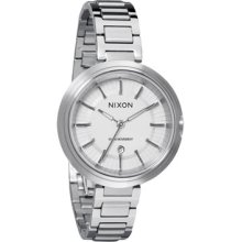 Nixon Tessa White Dial Stainless Steel Ladies Watch A246100