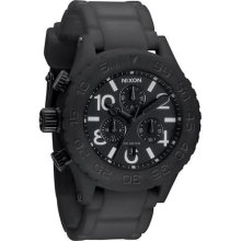 Nixon The Rubber 42-20 Chrono (Black) One Size :: Black