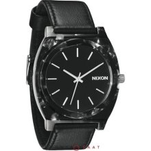 Nixon Time Teller Acetate Leather A328 Gray Granite watch ...