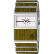 Nixon Women's Stainless Steel and Wood 'Chalet' Watch