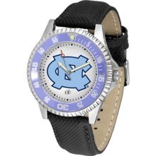 North Carolina Tar Heels UNC Mens Leather Wrist Watch