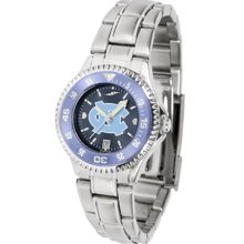 North Carolina Tar Heels UNC Womens Steel Anochrome Watch