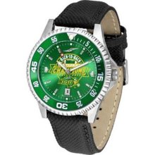 North Dakota State Bison NDSU NCAA Mens Leather Anochrome Watch ...