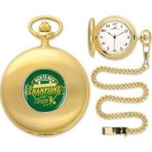 North Dakota State Bison NDSU NCAA Gold Pocket Watch ...