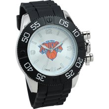 NY Knicks wrist watch : New York Knicks Beast Sport Watch - Black