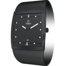 Obaku Harmony Mens Analog Stainless Watch - Black Bracelet - Black Dial - V102GBBMB