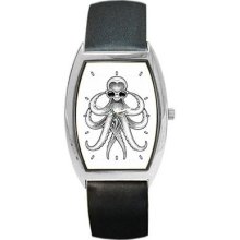 Octopus Wearing Glasses Cartoon Unisex New Wrist Watch