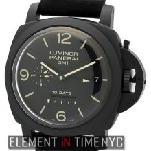 Officine Panerai Luminor 1950 10 Days Gmt Ceramic 44mm Pam 335 O Sereis