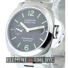 Officine Panerai Luminor Collection Luminor Marina 40mm Stainless Steel Black Arabic Dial