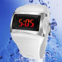 Ohsen Led Digital Quartz Sports Rubber Mens Lady Watch