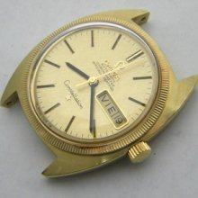 Omega Constellation 18k Cal 751 Automatic Day Date Guilloche Ca70