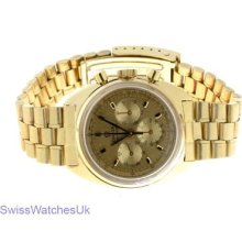 Omega Seamaster 18k Yellow Gold Vintage Model Gents Watch