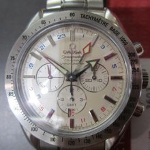 Omega Speed Master Gmt Men's Watch Automatic Co-axial Sapphire Original Swiss