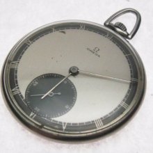 Omega Vintage 1940s Pocket Watch Running