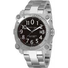 On Sale - Hamilton H78555133 Men's Khaki Navy Below Zero Auto Diver's Watch