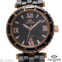 Oniss Swiss Movement On834lrg Ladies Watch Free Us S&h Mother Day Gift