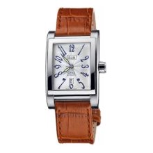 Oris Men's Culture Rectangular Silver Dial Watch 585-7525-4061-LS