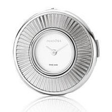 Pandora Embrace Black Crown Diamond Sunray Watch Face