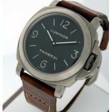 Panerai Marina Pam00176 Titanium $6,800.00 Manual Wind 44mm Gent's Watch.