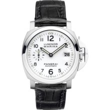 Panerai Men's Luminor Marina White Dial Watch PAM00049