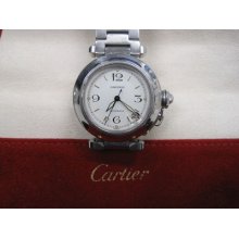 Pasha De Cartier Stainless Steel Watch 2324