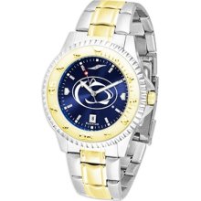 Penn State University Men's Stainless Steel and Gold Tone Watch