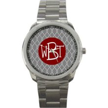 Personalized Stainless Watch - Boyfriend Watch - Mix and Match Patterns and Colors