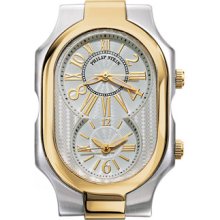 Philip Stein 'Signature' Large Two Tone Gold Case