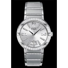 Piaget Polo 38mm White Gold Diamond Watch G0A33225