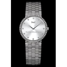 Piaget Tradition Large White Gold Diamond Unisex Watch G0A10800