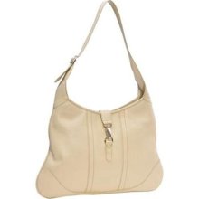 Piel Medium Open Hobo Ivory