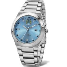 Premiership Football Men's Quartz Watch With Blue Dial Analogue Display And Silver Stainless Steel Bracelet Ga3764