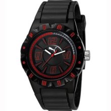 Puma Sport Style Traction Black/red Dial Original Watchwhristwatch Mens