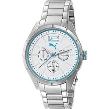 Puma Stainless Steel Multifunction White Dial Women's watch #PU102622004