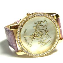 Purple Strap Ladies Pearl Dial Designer Watches Ftg8