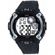 Q&q By Citizen M065j001y Sport Digital Resin Strap Men's Watch - Great Gift