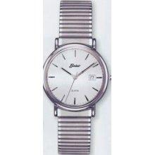 Quartzline Classic Men`s Silver Expansion Watch