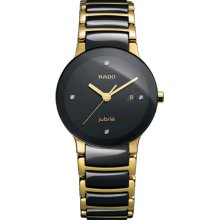 Rado Centrix wrist watches: 31mm Centrix Black/Gold r30930712