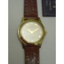 Rado Diastar Gold Tone Ladies Watch With Round Dial