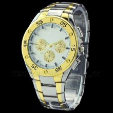 Rare Men Men's Male Quartz Wrist Watch Watches White Dial Dials Decorations