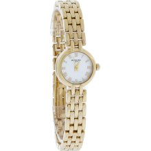 Raymond Weil Chorus Series Ladies White Dial Gold Tone Swiss Watch 58931-P-00308