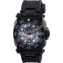 Reactor Mens Gryphon Analog Stainless Watch - Black Rubber Strap - Camofluage Dial - 73825