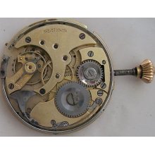 Repeater Pocket Watch Movement 47 Mm. Balance Ok Some Parts Missing To Restore